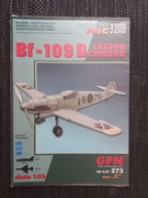 Model Kartonowy GPM 273 Samolot Messerschmitt Bf-109D