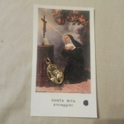 Obrazek relikwia św.Rita+medalik 