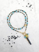 Spinel, apatyt, hematyt, stal UNIKAT 