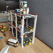 Lego 4207 garaż warsztat samochodowy. Ogromny zestaw UNIKAT