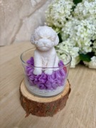 Świeca sojowa maltańczyk pies prezent zapachowa dekoracyjna 165 g