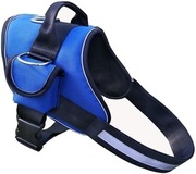 Szelki dla psa XS – oddychające, regulowane, z kieszenią i odblaskiem