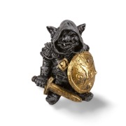 Figura Dekoracja Gargulec z Tarczą