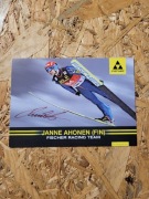 Janne Ahonen autograf skoki narciarskie