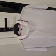 Koszulka męska polo biała wiosna lato