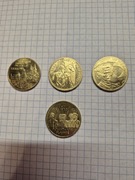 MONETY 2 zł KOLEKCJONERSKIE 2011 r - 4 szt