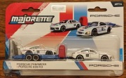 Zestaw Majorette PORSCHE PANAMERA PORSCHE 935 K3 LAWETA PRZYCZEPA AUTO