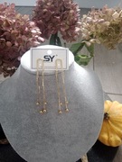 Długie kolczyki wkrętki 