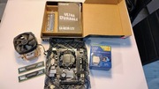 płyta + proc+ ram 16 gratisy idealne + chłodzenie GA-H81M-S2V socket 1150
