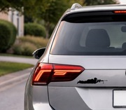 Naklejka na samochód z folii winylowej - Żołnierz leżący