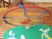 Kosz do gry (koszykówka) WILK i ZAJĄC VINTAGE PRL