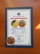 Medal pozłacany " Bitwa pod Grunwaldem 1410"