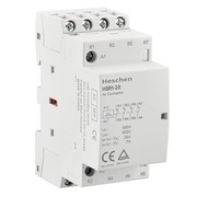 Stycznik domowy AC Heschen HSR1-20 – 4-biegunowy, 20A, cewka 24V AC, 4NC