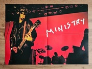 UNIKAT! MEGA Plakat/poster MINISTRY z 1993 r. - Format A2 - nowy!