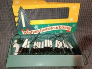 Stare lampki choinkowe 16 sztuk vintage PRL DDR 