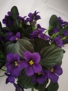 Niezapominajki bukiet kwiatów jedwabnych wys.25cm