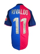 ! AUTOGRAF RIVALDO koszulka z autografem Certyfikat FC Barcelona