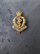 Oryginalna odznaka na czapkę armii brytyjskiej Korpusu Medycznego