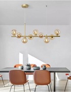 Złota nowoczesna lampa wisząca