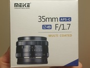 Jasna stałka obiektyw MEIKE 35mm f1.7 do Sony E Mount