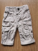 F&F spodnie dziecięce, niemowlęce, bojówki, r. 56