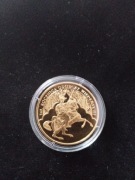 Medal 340 Rocznicy Odsieczy Wiedeńskiej; 24k, 30 mm w plastikowym kapslu