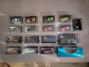 Zestaw 17 modeli fast and furious Deagostini 1:43 szybcy i wściekli