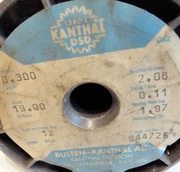 Nieużywany drut oporowy Kandan. Cena wywoławcza dotyczy 1m bieżący