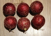 Bombki na choinkę 6 sztuk