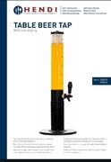 Dystrybutor DYSPENSER DO PIWA WIEŻA Z KRANIKIEM 5L  DO NAPOJÓW Hendi 