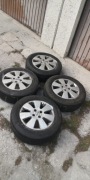 Opel felgi z oponami 15 cali 4x100  4 szt.