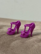 buty dla lalki fioletowy