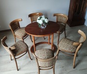 Zestaw kawowy THONET! 4 KRZESŁA! STOLIK!