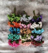 Duży zestaw gałązek florystycznych różne kolory kaszka ryżyk