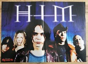 UNIKAT! Magazyn muzyczny z 2001 r. (Plakat: HIM - Format A3) - NOWY!