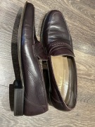 Bally parawet of Switzerland Benito mokasyny bordo mahoń skóra  uk 7 eur 40