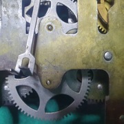 Sprawny mechanizm do zegara=Hamburg-Amerikanische Uhrenfabrik=wahadło 30-35