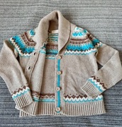 ZARA Sweter kardigan z żakardowym wzorem rozmiar 38 M