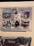 Gwinea Bissau 2010 Mi 4635-9  arkusz fauna polarna  idealna pozycja