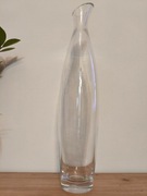 Wazon szkło transparentne wysoki PRL