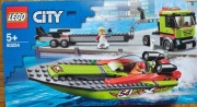 LEGO 60254 City - Transporter łodzi wyścigowej Nowe