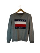 Bluza Tommy Hilfiger szara duże logo m