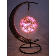 Lampka Nocna Księżyc Usb Fiolet