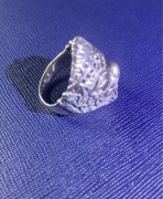 Pierścień Sygnet Smok Srebro