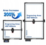 LONGER RAY5 Grawer Zestaw rozszerzający 400*850mm²