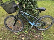 Rower Scott contessa niebiesko czarny damski z koszykiem