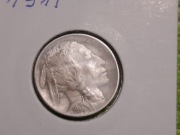 moneta USA 5 centów Buffalo z 1917r