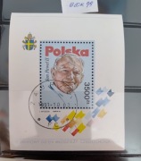 Znaczki PL z rocznika 1991, FS01 blok 99, kasowany.