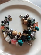 Bransoletka bransoleta damska kamienie kolorowa