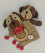 Zestaw szydełkowy zabawki hand made, rękodzielo